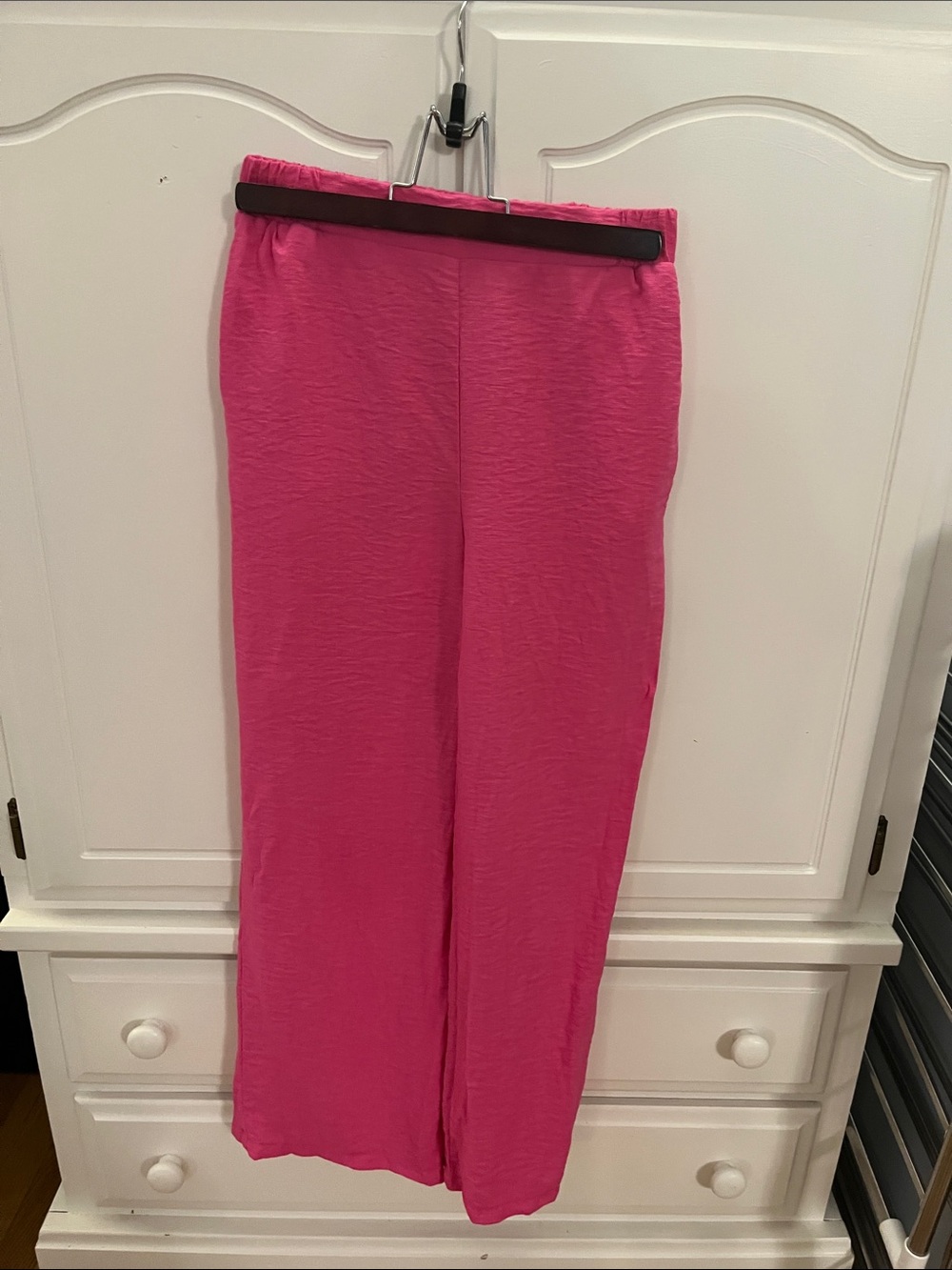 Happily Grey wide leg pink pants